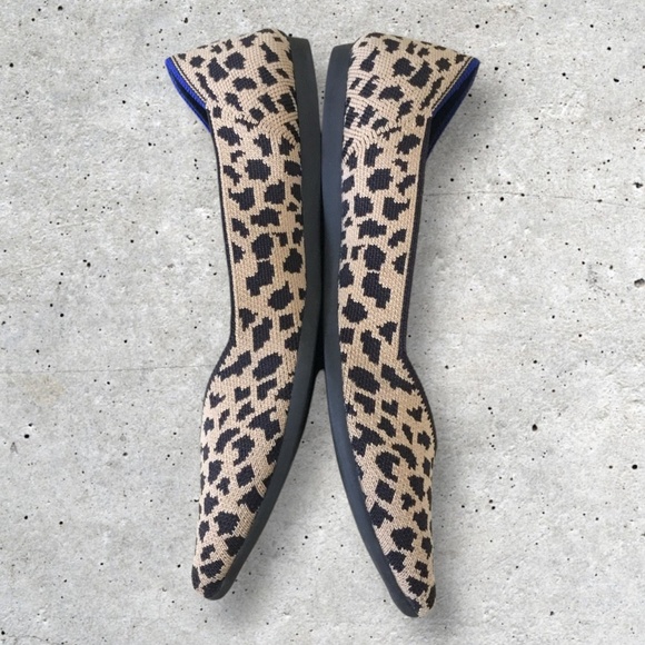 Rothy’s The Point Ballet Flat In Cheetah Print - Picture 8 of 13